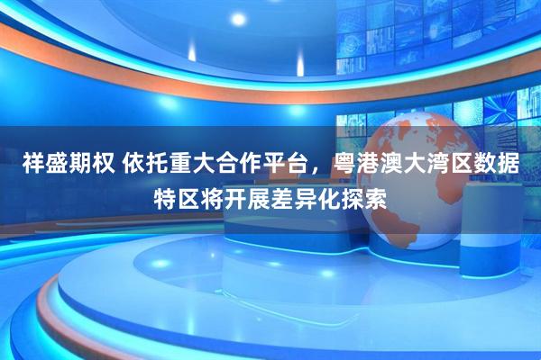 祥盛期权 依托重大合作平台,粤港澳大湾区数据特区将开展差异化探索