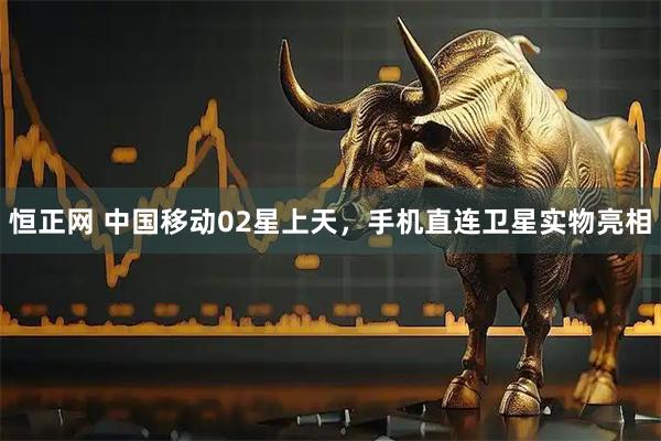 恒正网 中国移动02星上天，手机直连卫星实物亮相